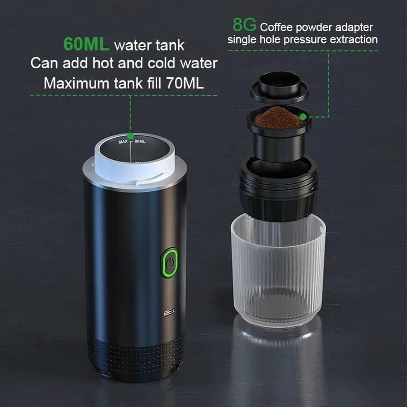 Mașină de cafea espresso portabilă 3 în 1
