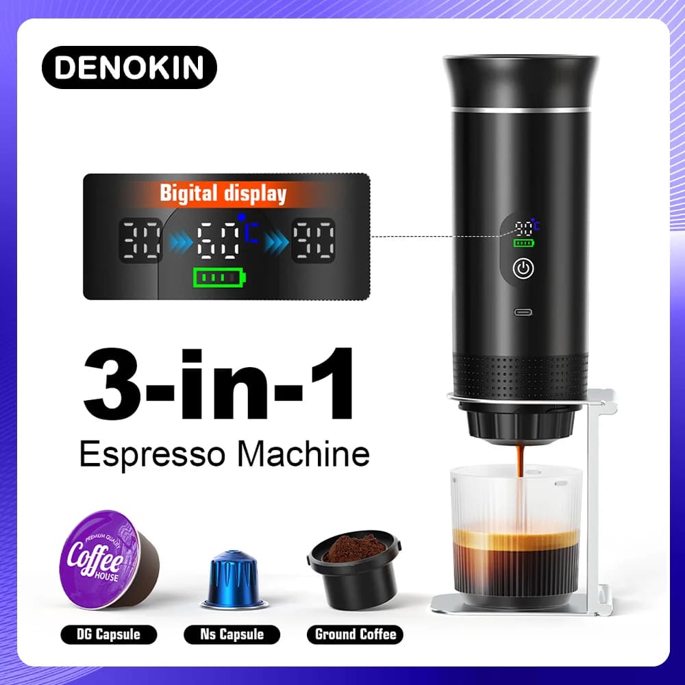 Mașină de cafea espresso portabilă 3 în 1