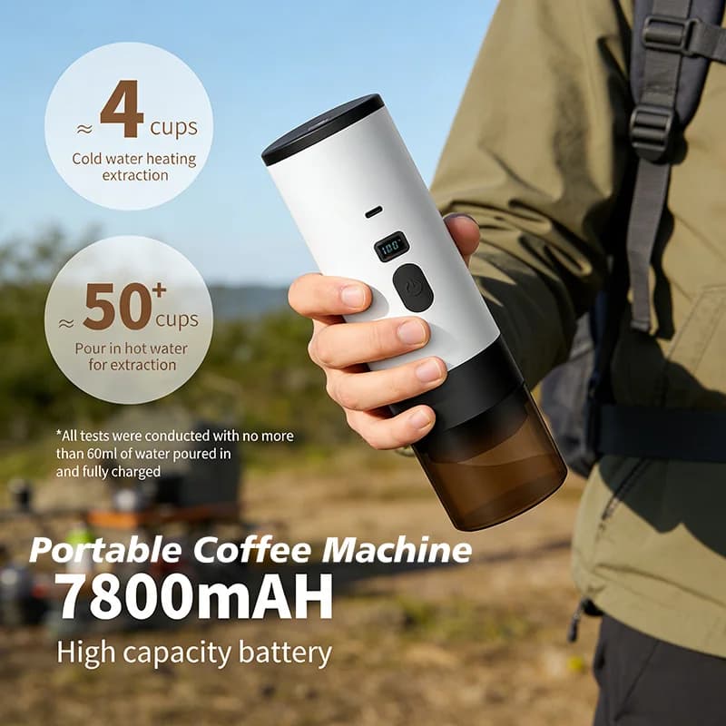 Espressor electric portabil 7800mAh