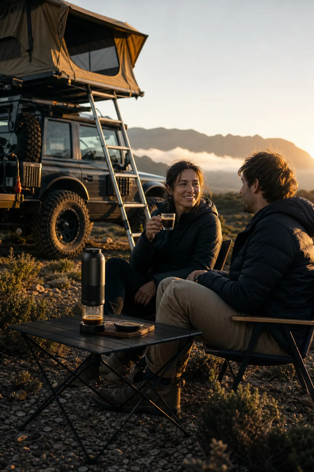 Camping off-grid
